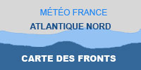 Atlantique Nord Carte des Fronts